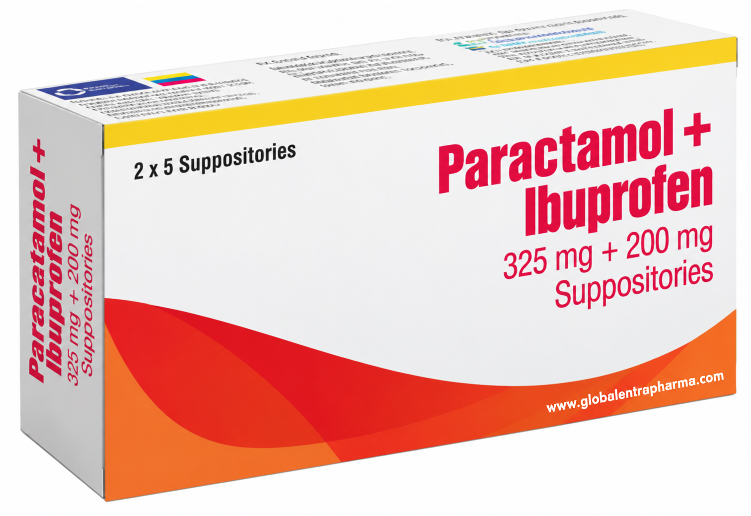 Paracetamol 325 mg + Ibuprofen 200 mg Suppositories Manufacturer in India